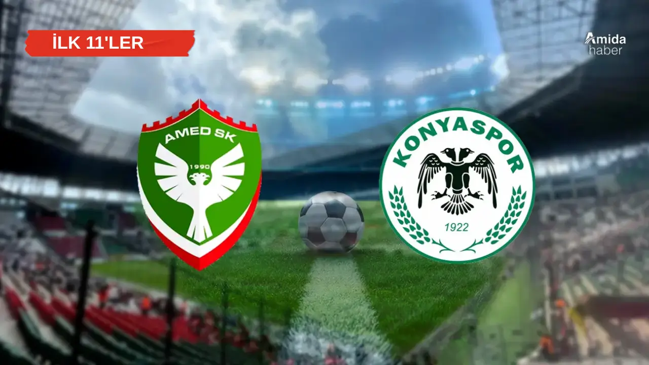 Amedspor’un Konyaspor maçındaki ilk 11’i belli oldu