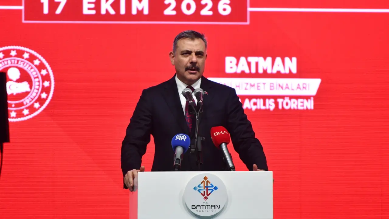 İçişleri Bakanı Çiftçi Batman’da toplu açılış törenine katıldı