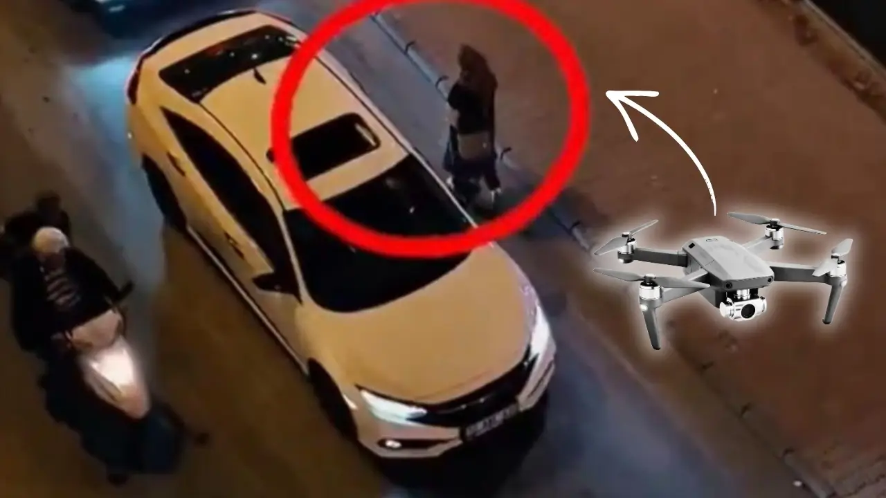 Dilencilere dronla operasyon