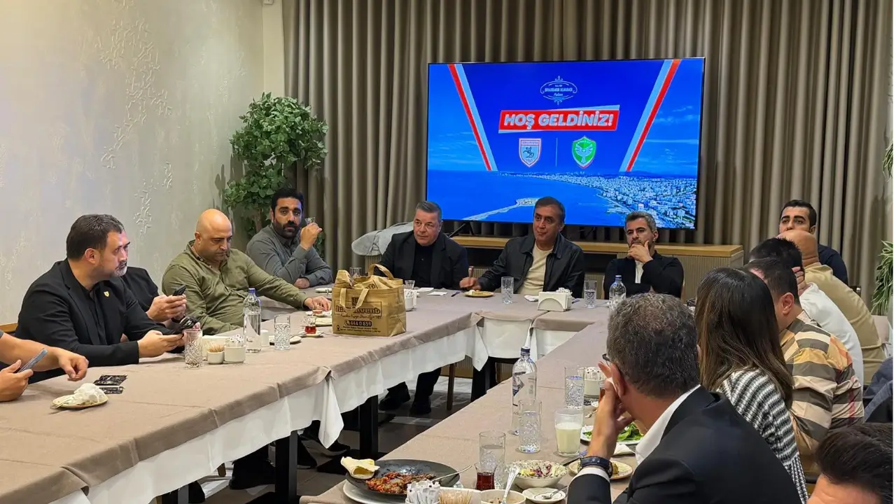 Samsunspor ve Amedspor aynı sofrada buluştu