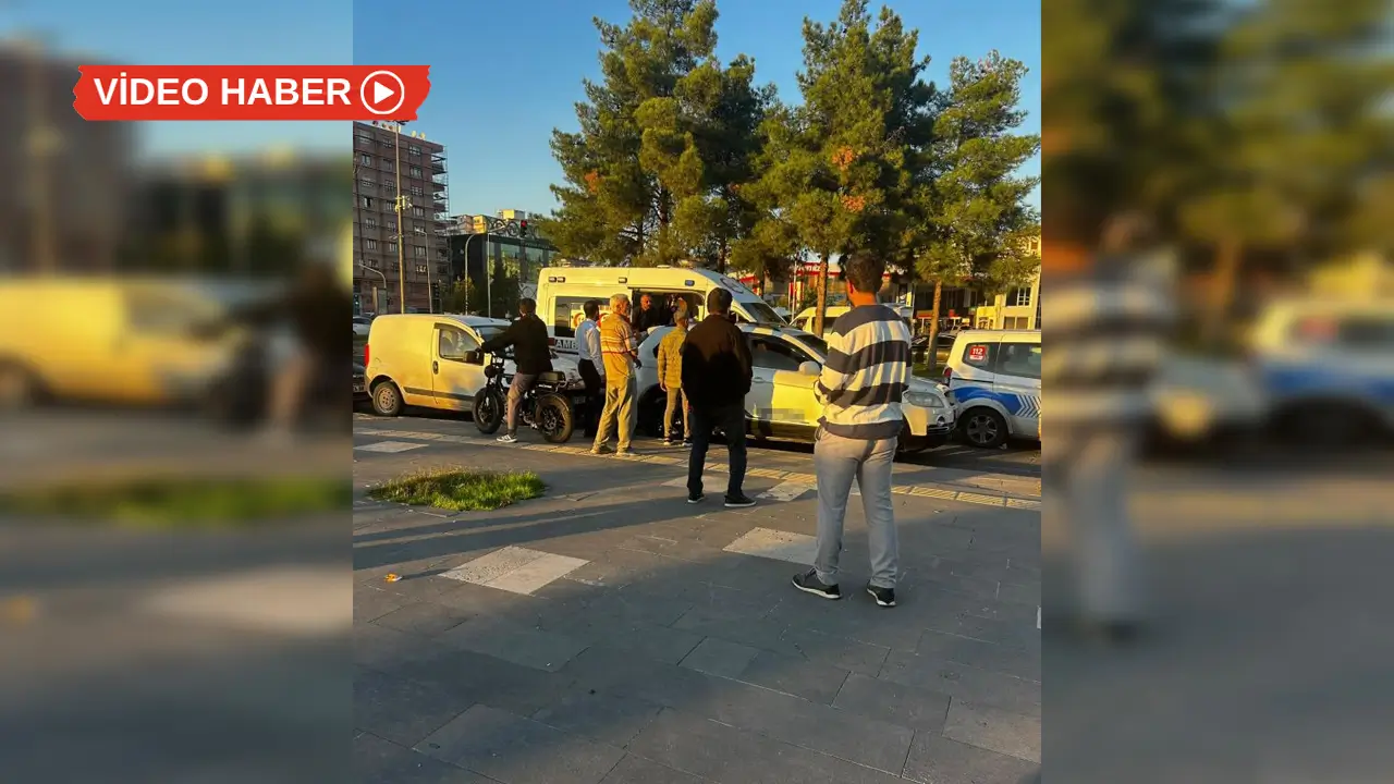 Diyarbakır’da trafik kazası sonrası ortalık karıştı