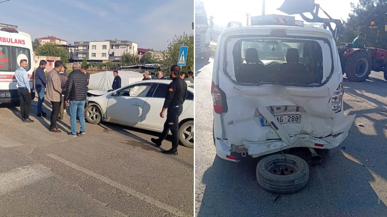 Siirt'de iki araç çarpıştı: 3 yaralı