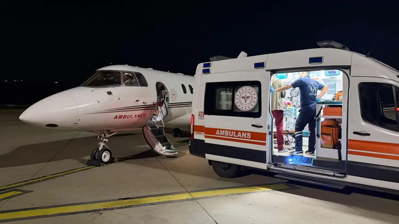 Şırnak’ta 5 günlük bebek uçak ambulansla Ankara’ya gönderildi