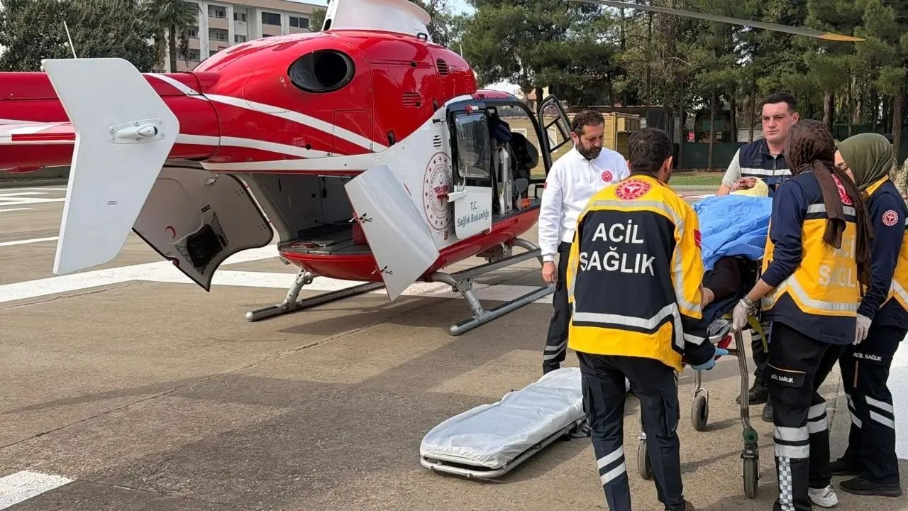 Silopi’de yanık vakası: Helikopterle Diyarbakır’a getirildi