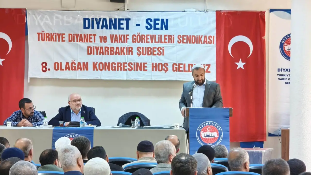 Diyanet-Sen Diyarbakır’da ‘takkeli başkan’ dönemi