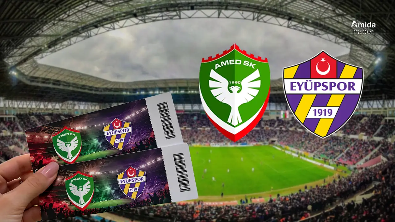 Amedspor-Eyüpspor maçının biletleri satışa çıktı