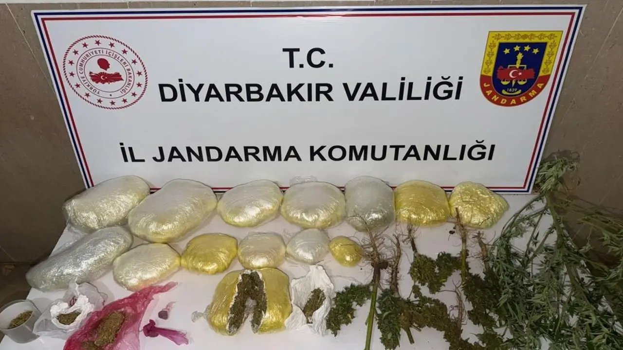 Diyarbakır’da 109 kilo uyuşturucu ele geçirildi