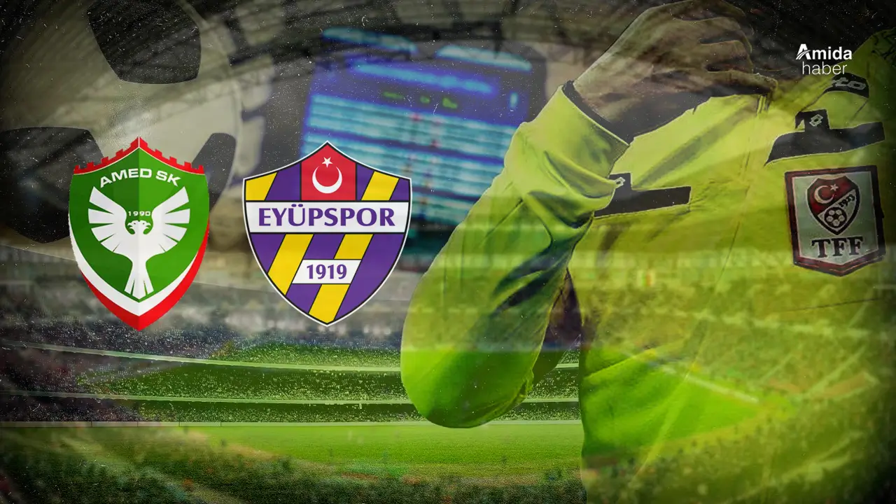 Amedspor-Eyüp maçını Trabzonlu hakem yönetecek