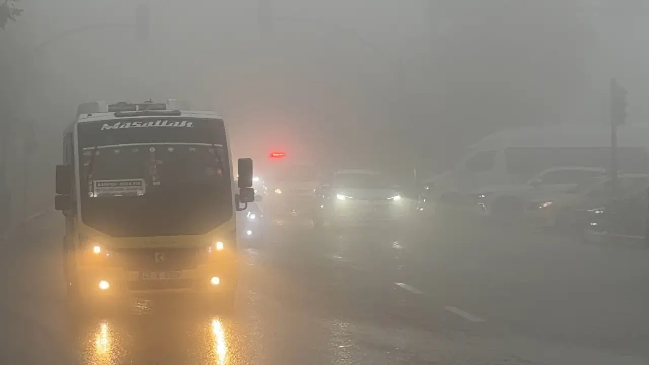 Mardin’de sis: Mesafe 15 metreye kadar düştü