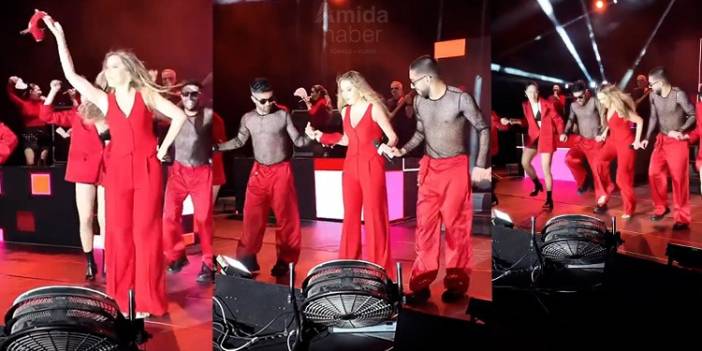 Hadise'nin Diyarbakır konseri: Kürtçe müzikle halay çekti!