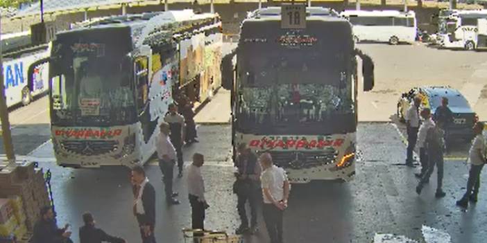 Mersin’de kaza yapan otobüsün Diyarbakır otogarından çıkış görüntüleri