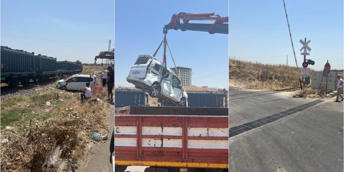 Diyarbakır’da tren yolunda kaza: Faciaya ramak kaldı
