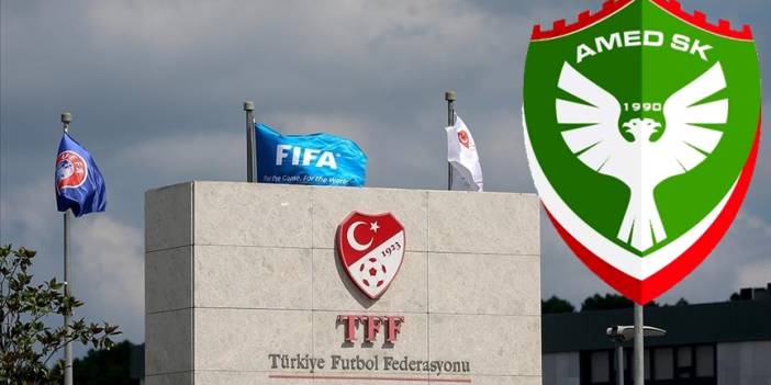 Amedspor’dan TFF’ye flaş başvuru