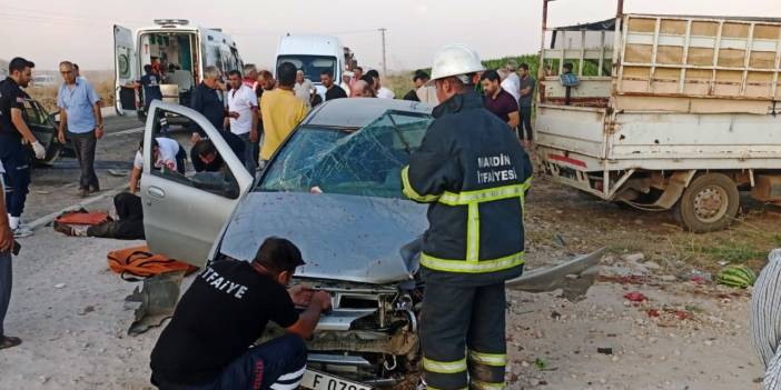 Mardin Kızıltepe'de feci kaza: 5’i çocuk 9 yaralı