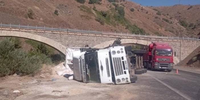 Elazığ’da tır kazası