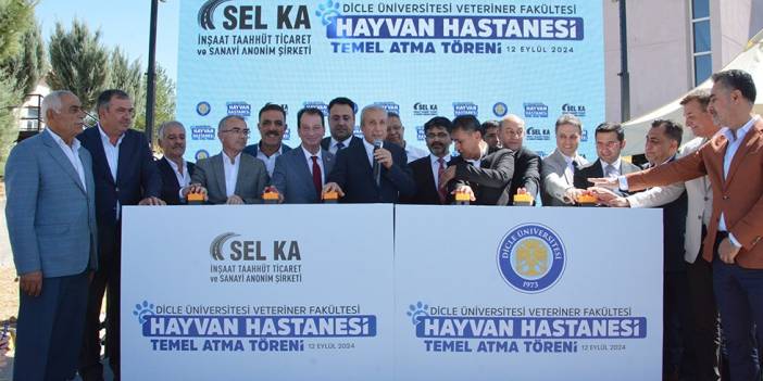 Diyarbakır’da ‘Hayvan Hastanesi’nin temeli atıldı