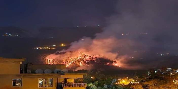 Maraş’ta orman yangını: Söndürme çalışmaları sürüyor