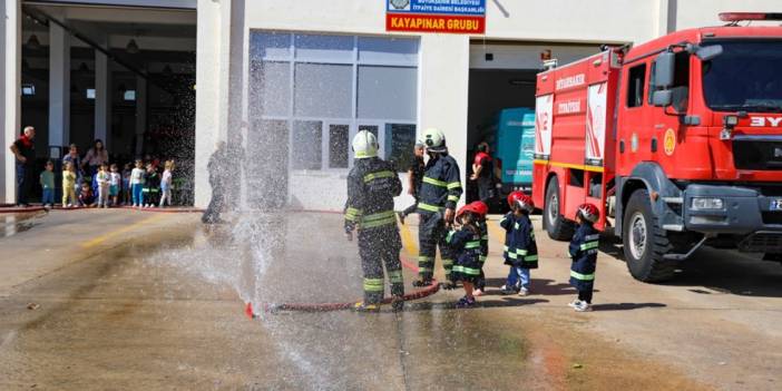 Diyarbakır itfaiyesinden 50 bin öğrenciye yangın eğitimi