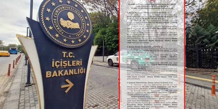 İçişleri Bakanlığı Mardin, Batman ve Halfeti’ye kayyum atandığını resmen duyurdu