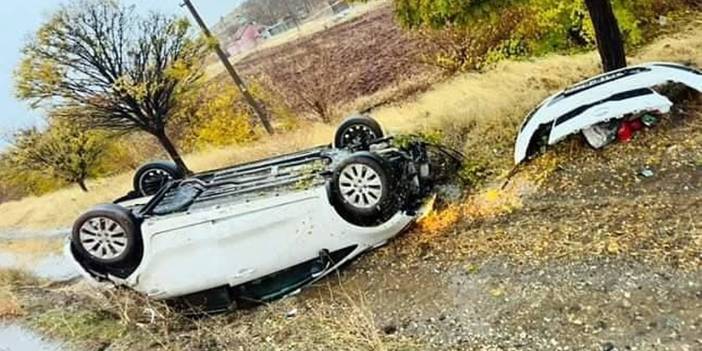 Elazığ-Diyarbakır yolunda kaza: 2 yaralı