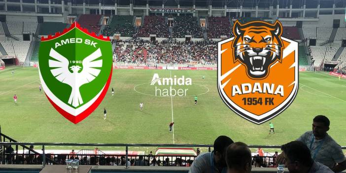 Adanaspor-Amedspor maçı başladı: Düğüm çözülecek mi?