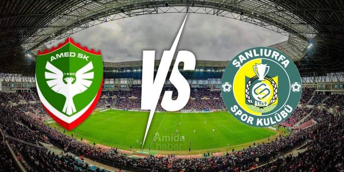 Amedspor-Şanlıurfaspor maçı saat kaçta hangi kanalda?