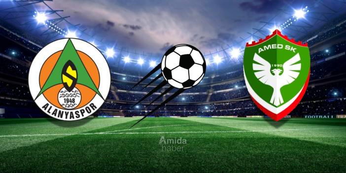 Amedspor-Alanyaspor maçı saat kaçta hangi kanalda?