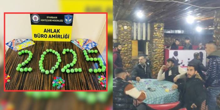 Diyarbakır’da kumarhaneye baskın: 5 gözaltı