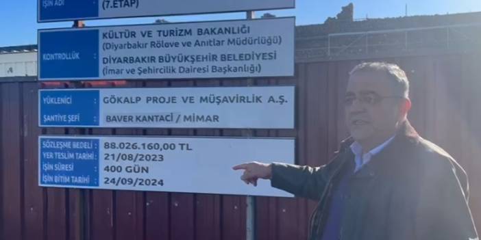 CHP Diyarbakır Milletvekili: Sur restorasyonları neden durdu?