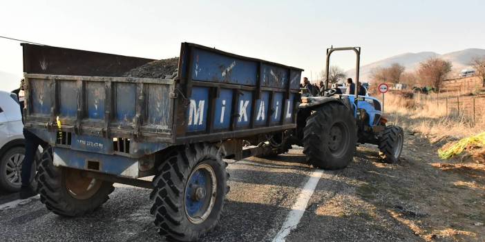 Traktörden düşen kişi öldü