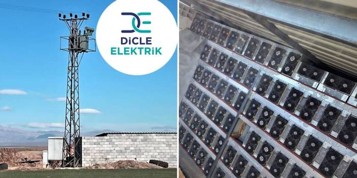 Dicle Elektrik: Tarlanın ortasında kaçak kripto para tesisi yakalandı