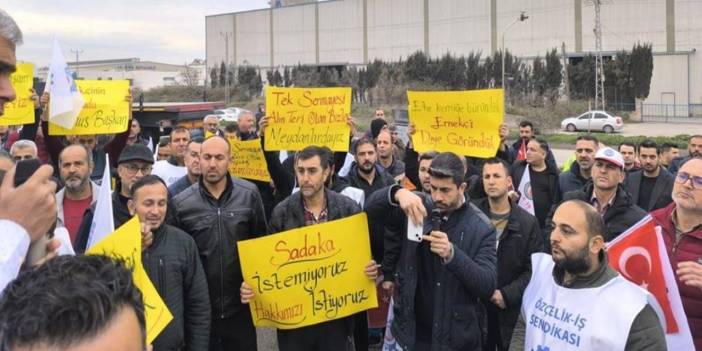 Hatay’da işçiler 222 gündür grevde