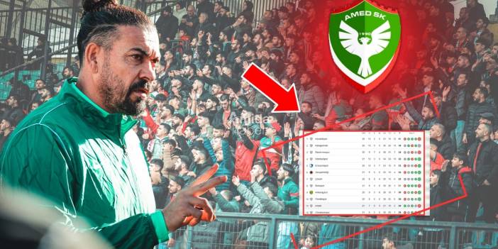 Amedsporlular hesap yapıyor: Amedspor ile ilk arasında 11 fark