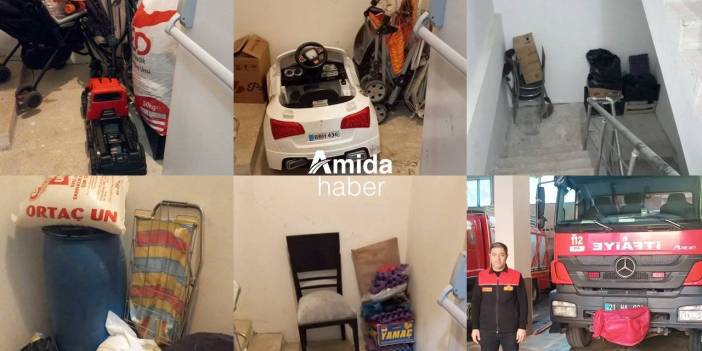 Diyarbakır’da ölümcül ihmal: Yangın merdivenleri depo oldu