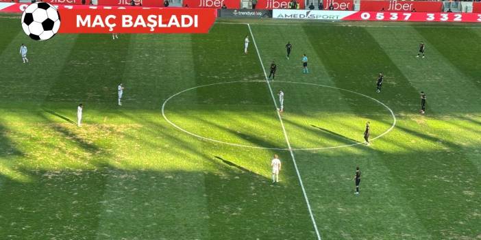 Amedspor-Sakaryaspor maçı başladı: Tek hedef galibiyet