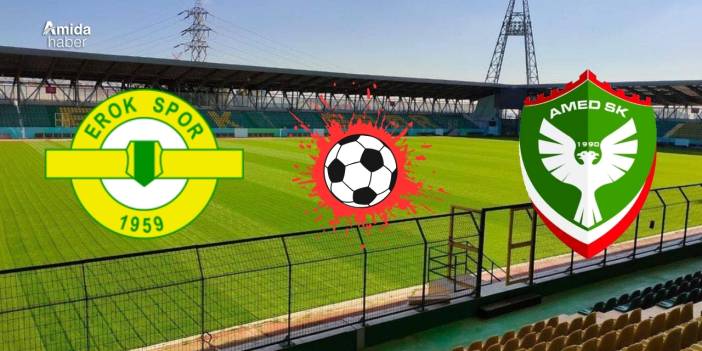 Amedspor-Erokspor maçı saat kaçta hangi kanalda?