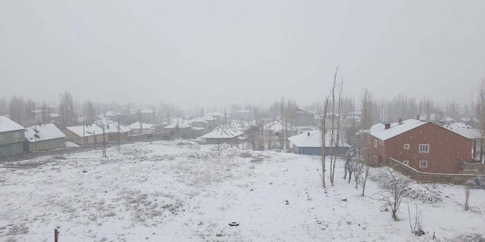 Van’da kar yağışı etkili oldu