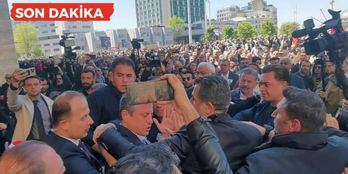 Önder’in töreninde CHP liderine yumruklu saldırı