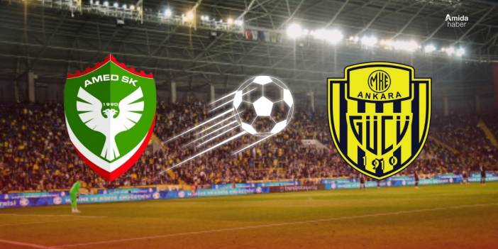 Amedspor-Ankaragücü maçı saat kaçta hangi kanalda?