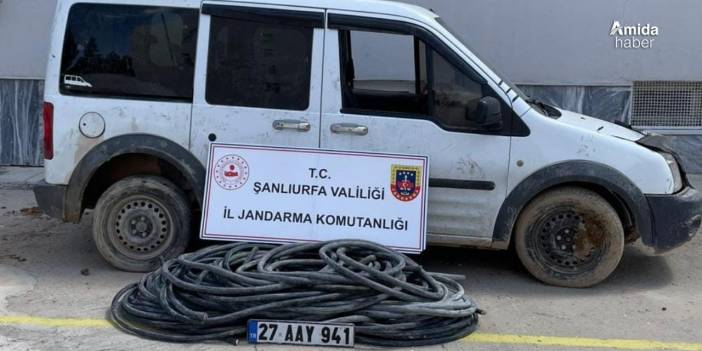 Şanlıurfa’da çalınan 200 metre kablo bulundu