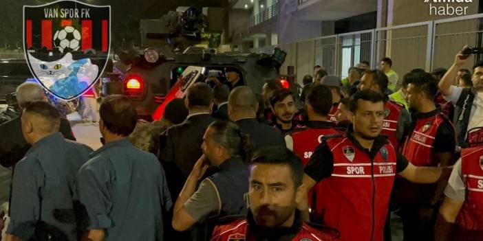 Elazığspor–Vanspor karşılaşmasında güvenlik krizi