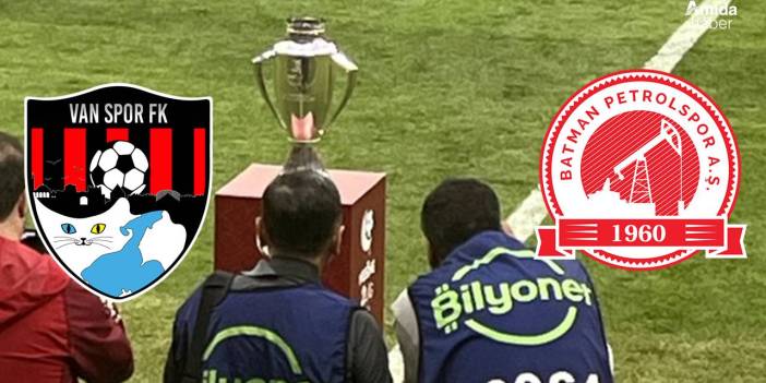Maç başladı, kupa sahada: Vanspor mu, Batman mı?