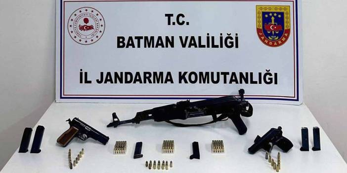 Batman’da silahları çuvala koyup atan şüpheli tutuklandı