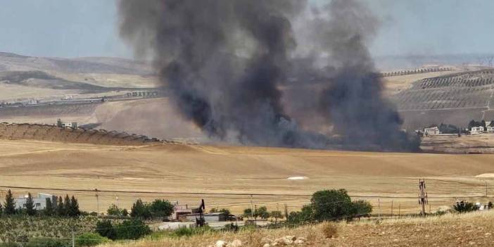 Siirt’te ekin yangını