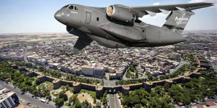 Diyarbakır’dan askeri kargo uçakları havalandı