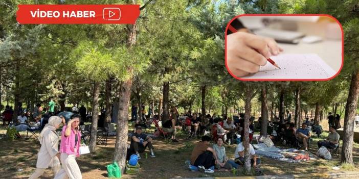 Diyarbakır'a YKS: Öğrenciler içeride aileler dışarıda terledi