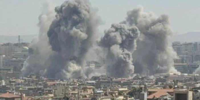 İsrail Suriye’yi vuruyor: Şam bombardıman altında