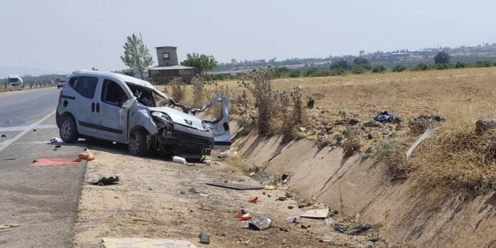 Gaziantep’te takla atan aracın sürücüsü hayatını kaybetti