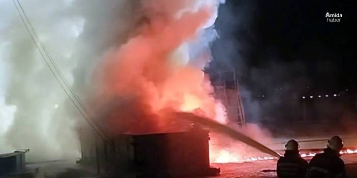 Diyarbakır’daki petrol sahasında büyük yangın: 8 yaralı