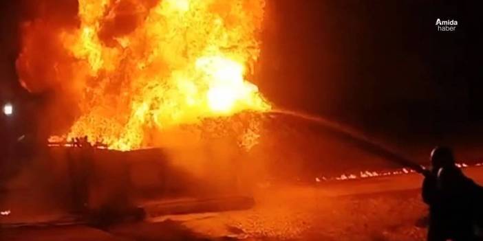 Diyarbakır’da petrol yangını: 3 işçinin durumu kritik